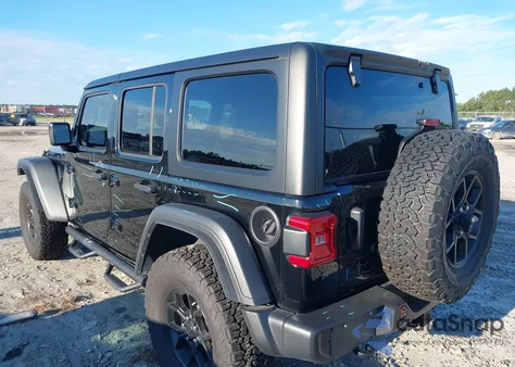 2024 Jeep Wrangler 4-Door Willys 4X4 from USA, damaged, VIN 1C4PJXDN0RW112544